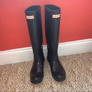 Hunter Black Women's Winter & Rain Boots
